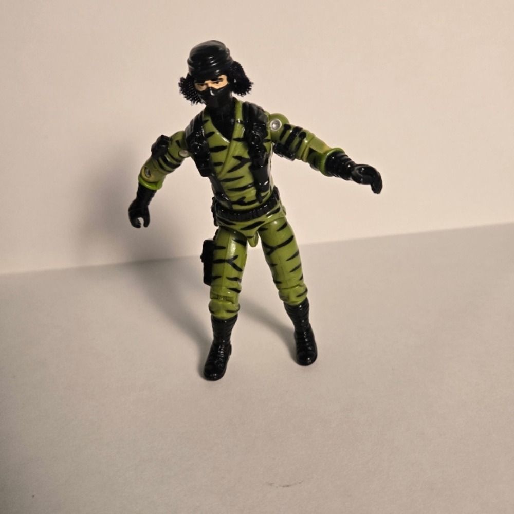 Hasbro GI Joe Nunchuk Ninja Force Action Figure 1988‎ Green Black